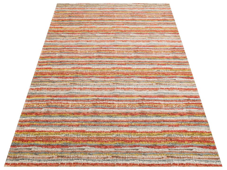 BROOKLYN BRK 12 MULTY  Hasır Görünümlü Kaymaz Renkli Dokuma Modern Kilim