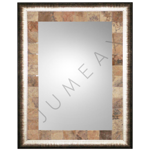 Jumeax Traverten TRV001 Mozaik Dikdörtgen Ayna 65x45