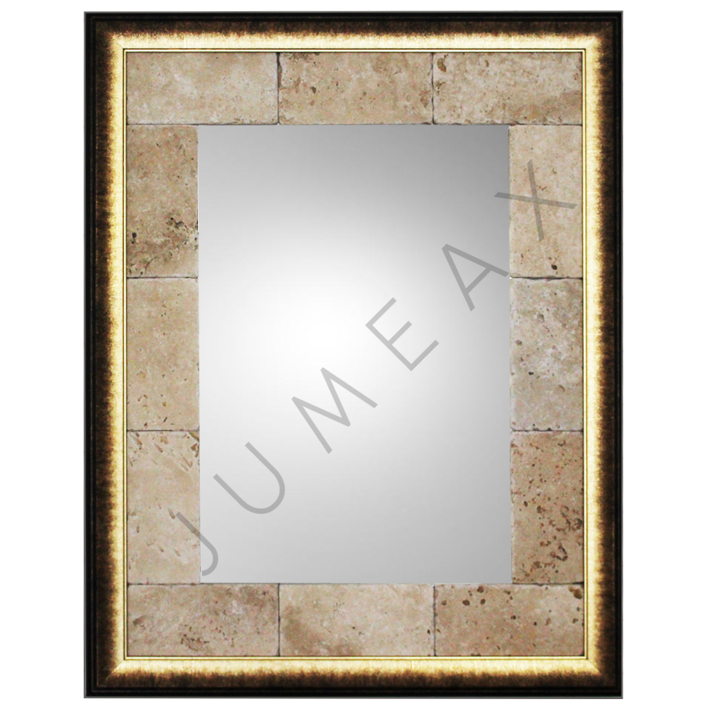 Jumeax Traverten TRV003 Mozaik Dikdörtgen Ayna 65x55