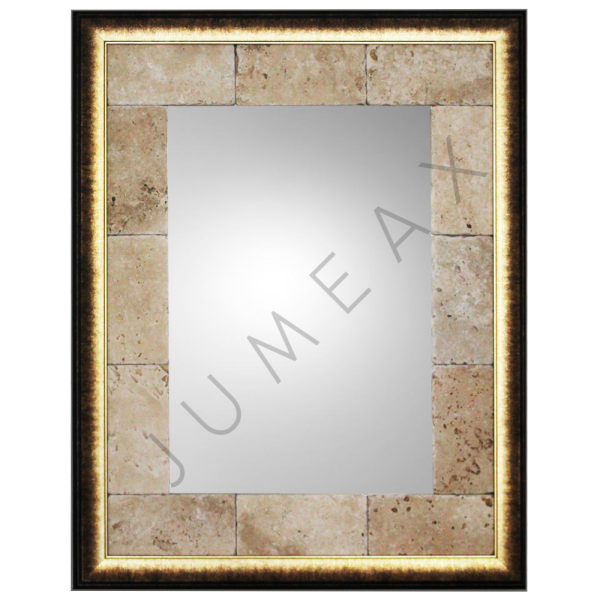 Jumeax Traverten TRV003 Mozaik Dikdörtgen Ayna 65x55