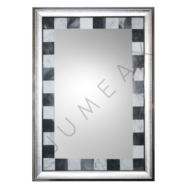 Jumeax Mermer MOZ001 Mozaik Dikdörtgen Ayna 65x45