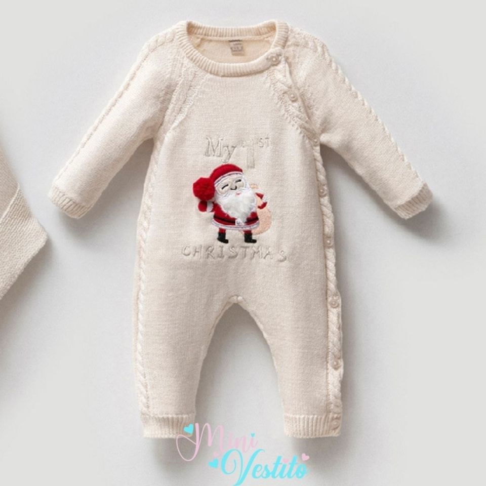 Baby'S First Christmas Kukuleta Şapkalı 5 Li Triko Set