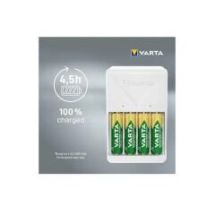 Varta Plug Şarj Cihazı + 4xaa Pil 2100mah