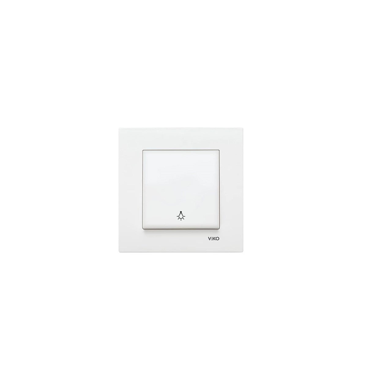 Viko Karre Beyaz Light Anahtarı Çerçevesiz