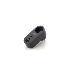 Cvs Akım Korumalı Tekli Priz ve 3 Usb Girişli