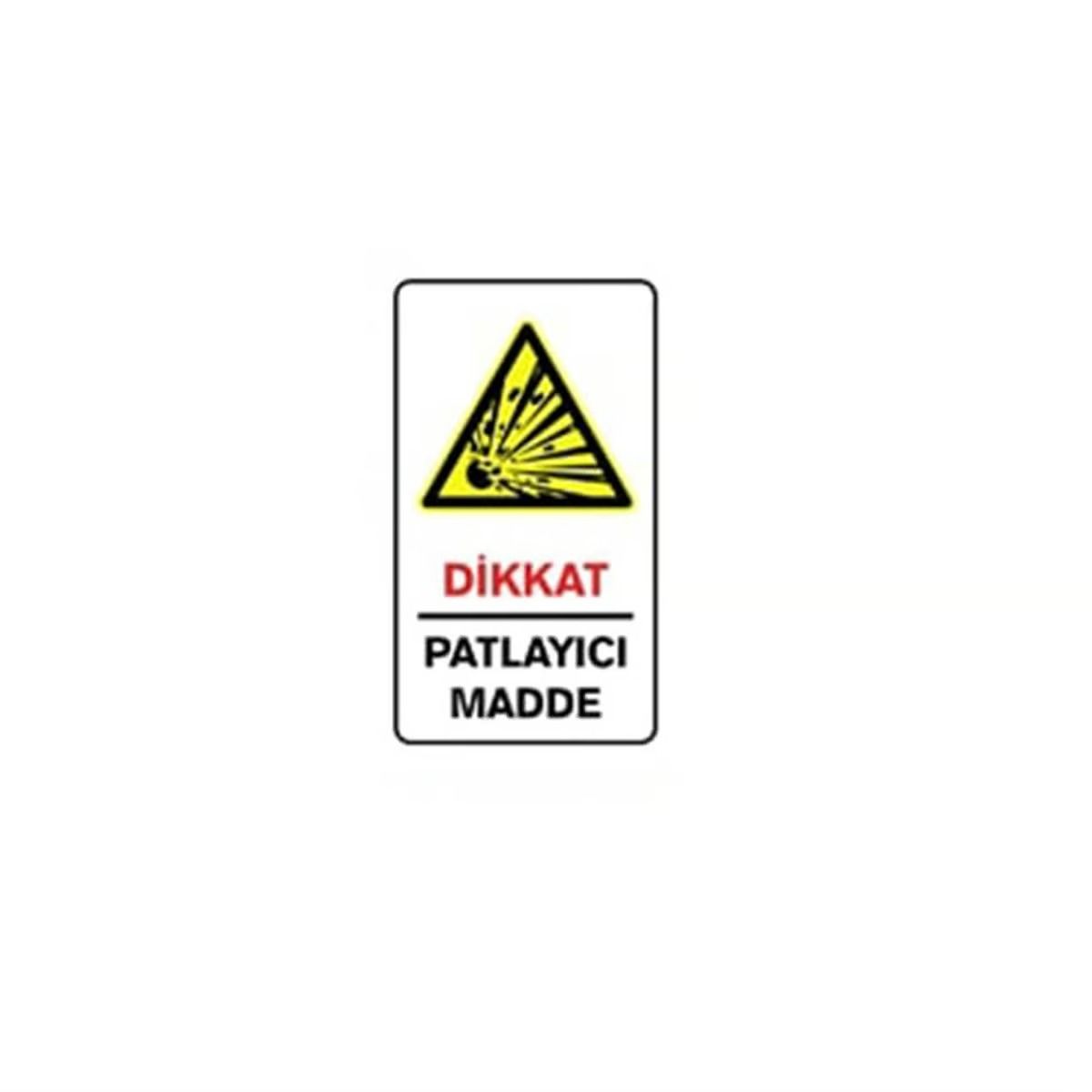 Patlayıcı Madde 15x25 Cm