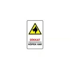 Dikkat Köpek Var 25x36 Cm