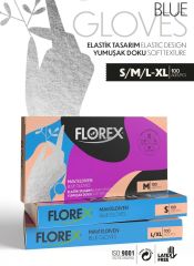 Florex Eldiven Mavi 100'lü Paket