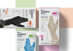 Reflex Slim Fit Pudrasız Eldiven Siyah L-Xl Beden Yeni Nesil Teknoloji 100'lü Paket