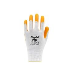 Beybi PN7 Sarı Nitril İş Eldiveni