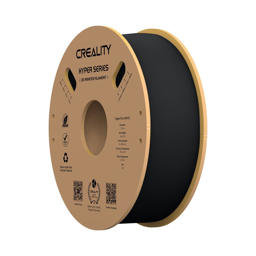 Creality Hyper PLA Filament Siyah 1.75mm 1kg