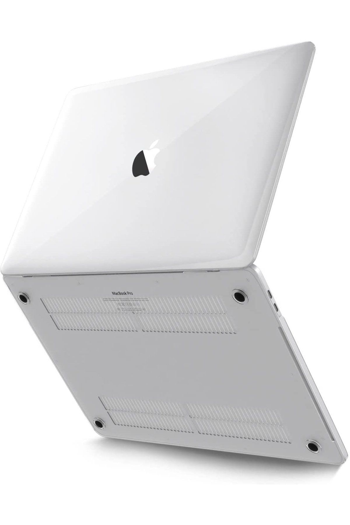 Newface Macbook Pro 16.2 2021 Macbook Buzlu Kapak - Şeffaf
