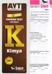 Sınav AYT Kimya Yaprak Test (Yeni)