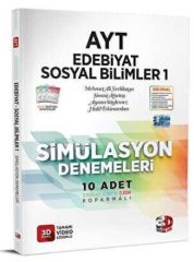 3D Yayınları AYT Edebiyat Sosyal Bilimler 1 Simülasyon Denemeleri