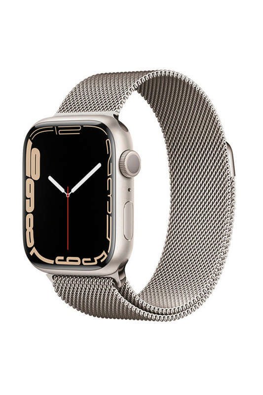 Newface Apple Watch 42mm Metal Mıknatıslı Kordon - Gümüş