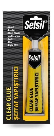 CLZ202 Selsil Clear Glue Şeffaf Yapıştırıcı 70 Gr