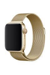 Newface Apple Watch 41mm Metal Mıknatıslı Kordon - Gold