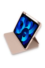 Newface iPad 10.2 (7.nesil) Kılıf Starling 360 Kalemlikli Tablet Kılıf - Rose Gold