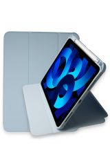 Newface iPad Pro 12.9 (2018) Kılıf Starling 360 Kalemlikli Tablet Kılıf - Mavi