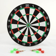 CLZ192 Çift Taraflı 40 Cm Dart Tahtası Ve 6 Adet Ok 6aly718