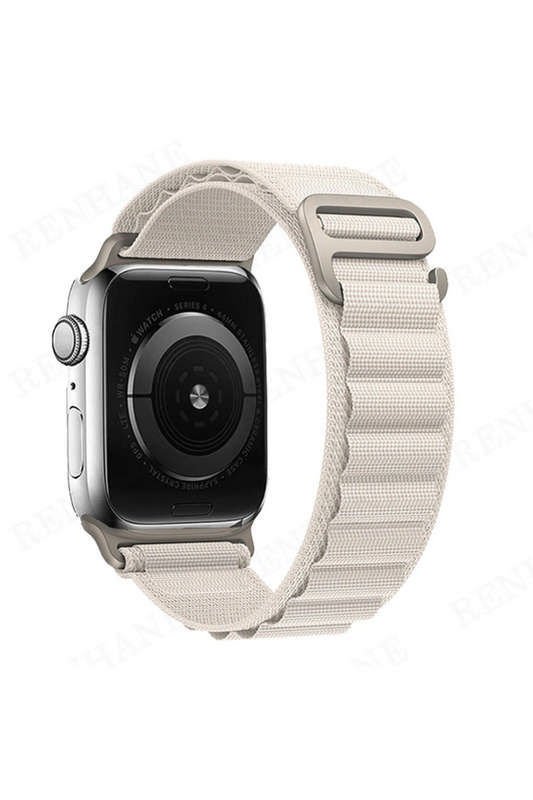Newface Apple Watch 44mm Mountain Kordon - Beyaz