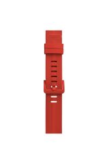 Newface Apple Watch 42mm KR408 Çizgili Silikon Kordon - Kırmızı