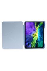 Newface iPad Pro 11 (2020) Kılıf Kalemlikli Hugo Tablet Kılıfı - Mavi