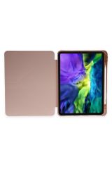 Newface iPad 2022 10.9 (10.nesil) Kılıf Kalemlikli Hugo Tablet Kılıfı - Rose Gold