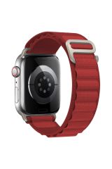 Newface Apple Watch 41mm Mountain Kordon - Kırmızı