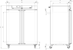 Memmert IF750 Fanlı İnkübatör 749 Litre +20°C ... +80°C