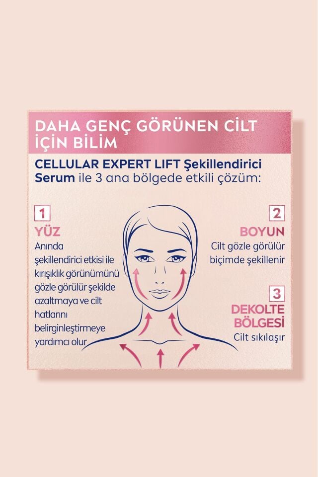 Nivea Cellular Expert Lift Şekillendirici Serum 30ml, Yüz, Boyun Ve Dekolte Bölgesi, Saf Bakuchiol