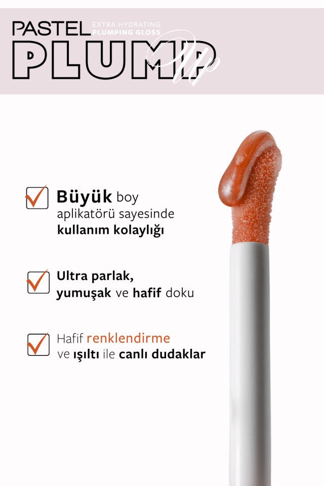 Pastel Plump Up Gloss 202 Loverdose - Dolgunlaştırıcı Dudak Parlatıcısı