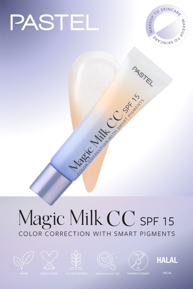 PASTEL MAGIC MİLK CC KREM 15 SPF DEEP MEDİUM  NO:51 *