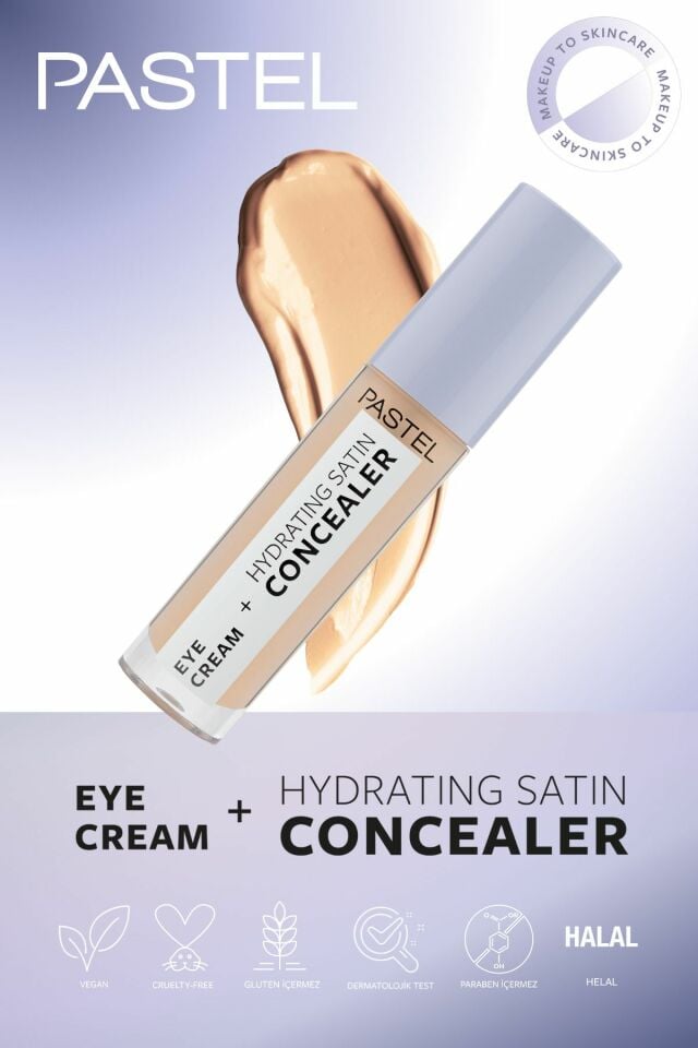 PASTEL EYE CREAM+HYDRATİNG SATİN CONCEALER NO:64 *