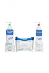 Mustela Bakım Seti (Cleansing Gel & Hydra Bebe Lotion & Facial Cleansing Cloths)