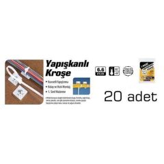 SGS 20 ad Yapışkanlı Kroşe 19 x 19 mm 422633