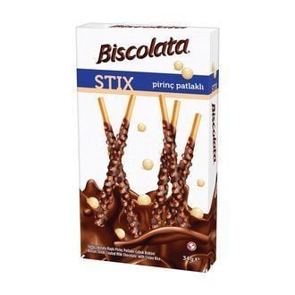 BİSCOLATA STİX PİRİNÇ PATLAKLI 34 GR