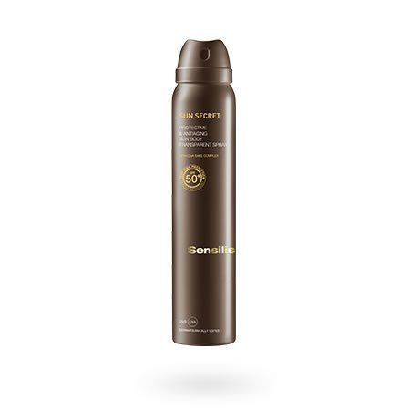 Sensilis Sun Secret Protective & AntiAging Sun Body Transparent Spray Spf50+ 200 ml.