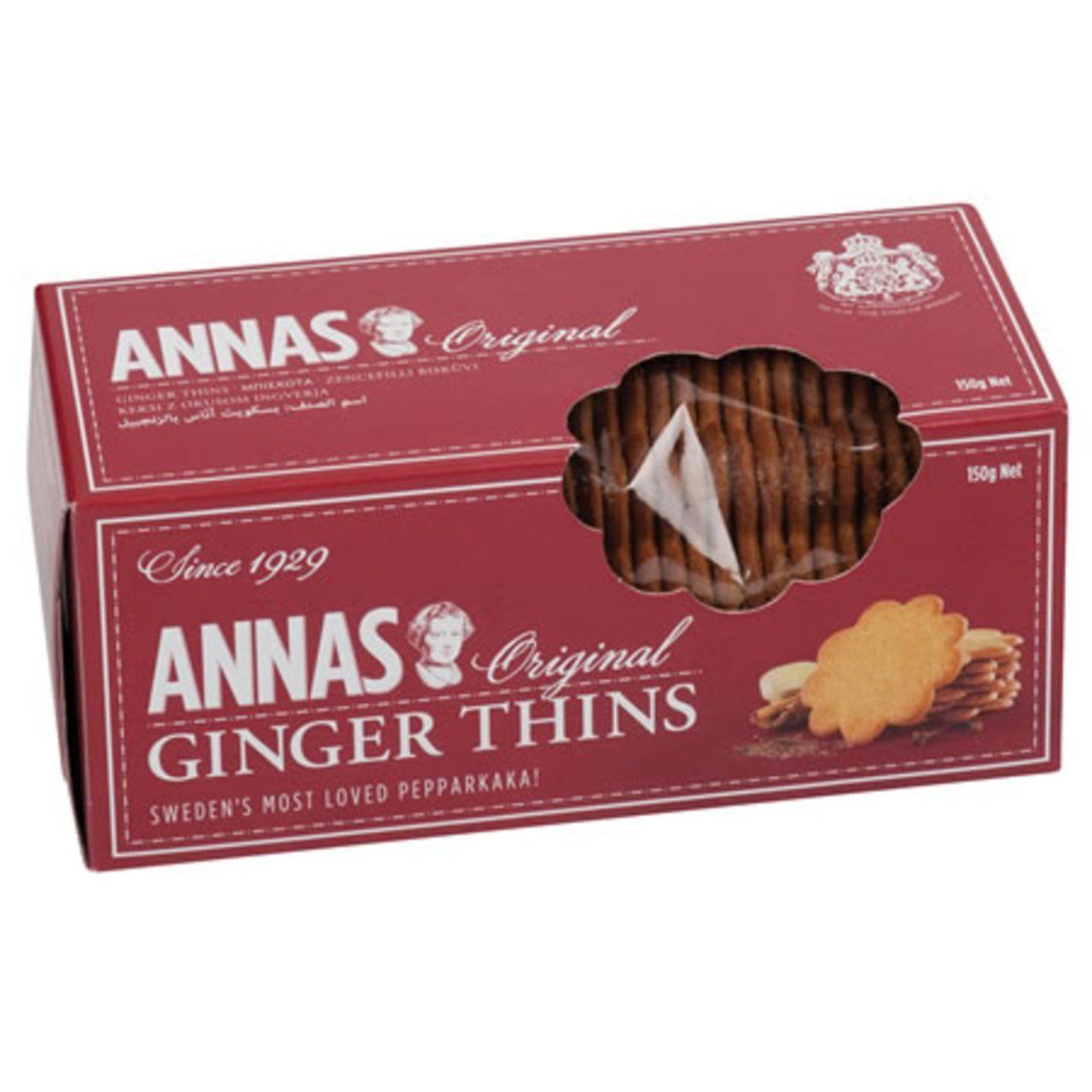 ANNAS BİSKÜVİ ZENCEFİLLİ 150 GR