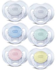 Philips Avent Klasik Yalancı Emzik Şeffaf 0-6 Ay 2li
