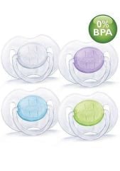 Philips Avent Klasik Yalancı Emzik Şeffaf 0-6 Ay 2li