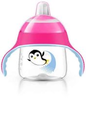 Philips Avent Penguen Damlatmaz Bardak Pembe 6 Ay+ 200 ml.