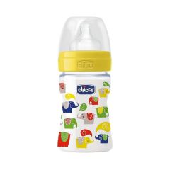Chicco Desenli Silikon Cam Biberon 0 Ay+ 150 ml.