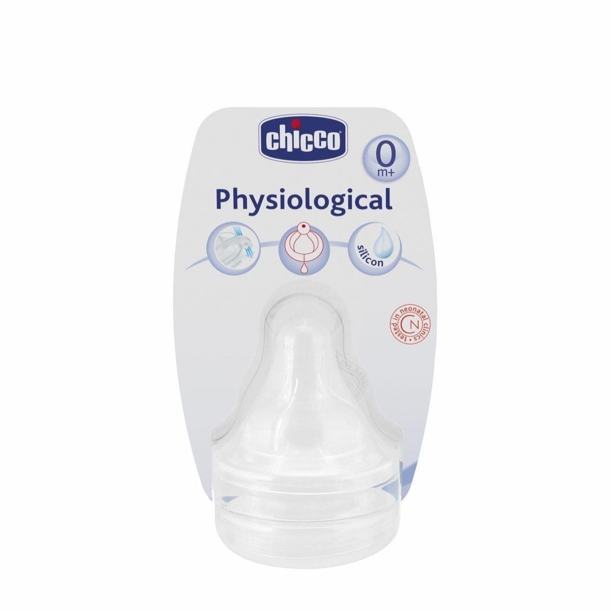 Chicco Fizyolojik Normal Akışlı Biberon Emziği 0 Ay+