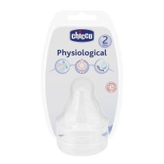 Chicco Fizyolojik Biberon Emziği Silikon Orta Akış 2 Ay+