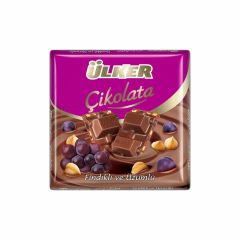 ÜLKER ÇİKOLATA ÜZÜM & FINDIK 70 GR