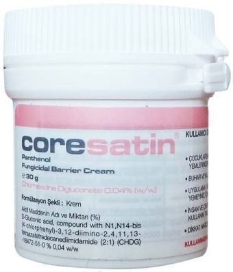 Coresatin Pediatrik Krem  30 gr. (Pembe)