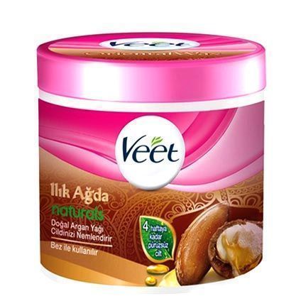 Veet Ilık Ağda Naturals Doğal Argan Yağı 175 ml.