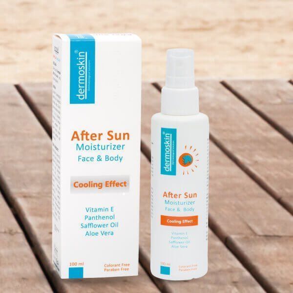 Dermoskin  After Sun Moisturizer Face & Body Lotion 100 ml.
