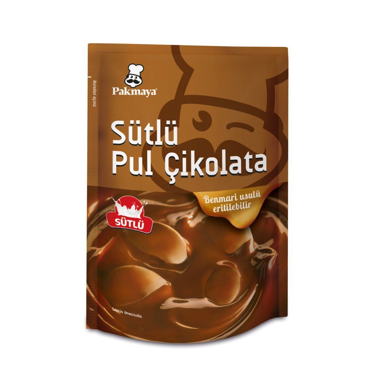 PAKMAYA ÇİKOLATA PUL SÜTLÜ 100 GR